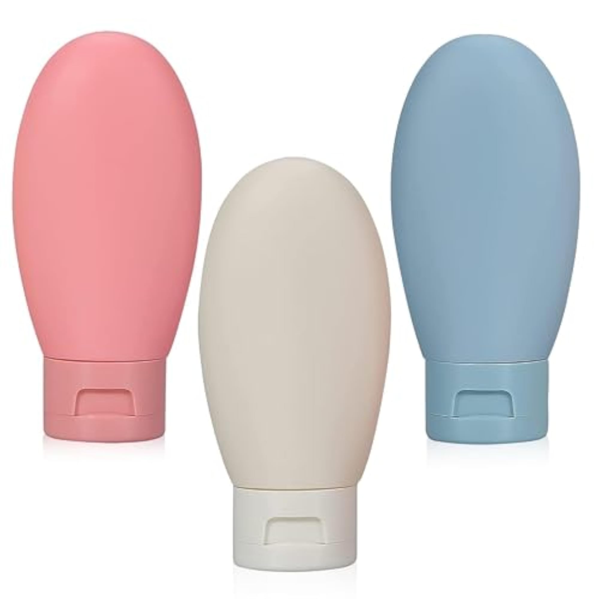 60ml Refillable Silicone Travel Bottle with Flip Cap