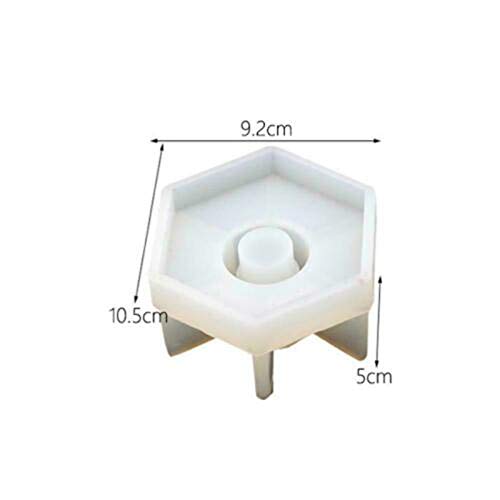 GHHG Siliconen Mallen Epoxyhars Mallen Gietvormen voor Zeshoekige kandelaars voor Hars Ambachten Ambachten - Image 4