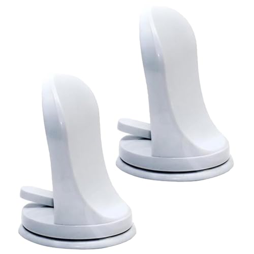 Muuookka Banco de Ducha Portátil con Asas y Reposapiés con Ventosa, 2 Taburetes para Bañera y Ducha.