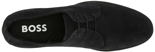 Image of BOSS Men's Colby Smooth Suede Lace Up Derby Dress Shoes