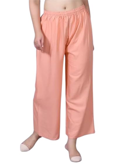 bennybenz Stylish Women's Palazzo: Trendy Rayon Solid Color Ethnic Wear Palazzo-picture-0