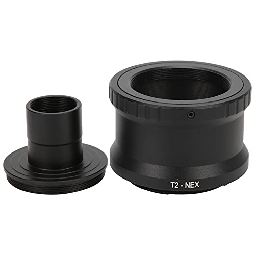 Adaptador de lente, tubo T de 23.2mm para microscopio, adaptador de cámara T2 Mount para cámara E Mount, interfaz M42x0.75 para microscopio biológico miniatura 6