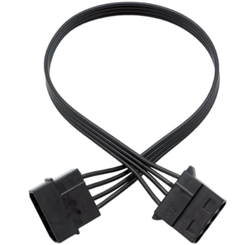 RUITEXUN Molex Power Cable, Molex LP4 IDE 4-Pin Male to Female Power Extension Connector Adapter Cable for Computer IDE Hard Drives and IDE CD ROM/DVDRW Drives