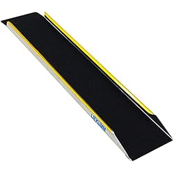 Báscula De Suelo Con Rampa LIEKUMM Rampa de Carga, 120cm Rampa de Acceso, Capacidad 300kg Rampa Carga Motocicletas, Rampa con Superficie Antideslizante para ATV UTV, Motos, Tractores, 1 pièce