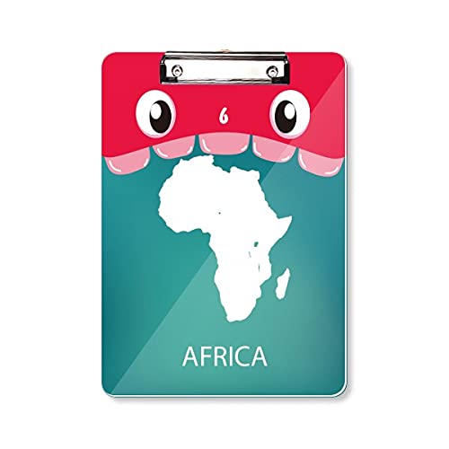 Bloc-notes d'apprentissage A4 Afrique dossier plat pour écrire partout sans table