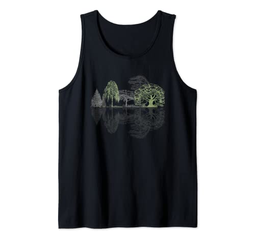 Bosque Reflexión Naturaleza Árboles Bosques Camiseta sin Mangas
