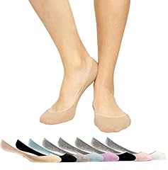 Black Solid & Beige(6 Pairs)