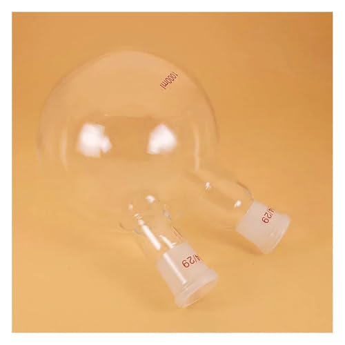 Flacon de laboratoire en verre borosilicaté à deux ouvertures pour sécuriser vos distillations