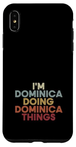 Dominica Name Dominica Personalized Name First Given �X�}�z�P�[�X iPhone XS Max �p