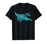 manta ray film tiff Excellente idée de cadeau pour les amateurs de manta Wray avec un style hawaïen bleu océan cool, fait dans un style de tatouage tribal de raie manta d'inspiration polynésienne. T-shirt cool à porter pendant la semaine des vacances ou à la plage pour les hommes, les femmes, les garçons et les filles qui aiment les rayons.