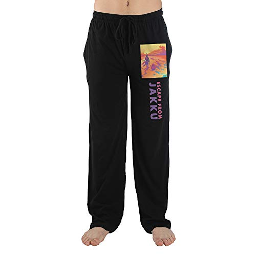 Escape from Jakku Star Wars Movies Mens Black Sleep Wear
