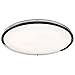 Access Lighting 20468LEDD-CH/ACR Solero Oval Flush Mount, Chrome