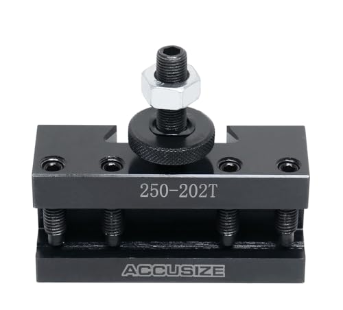 Image of Accusize Industrial Tools Style BXA Boring, Turning & Facing Holder, for 5 /8'' Turning Tools, Quick Change Tool Holder, Style 2, 6 Pc Set, 0250-0202x6