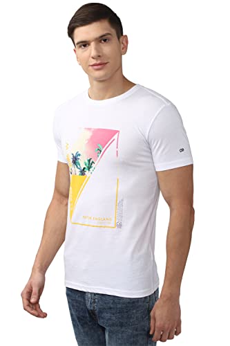 Image of Peter England Men's Cotton Slim Fit T-Shirt