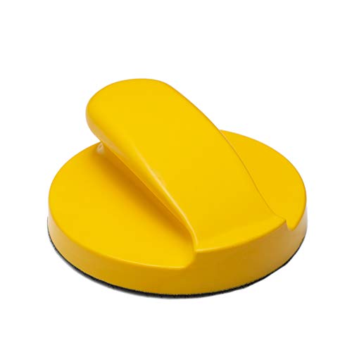 Glass Polish 5 inch (125mm) Hand Sanding Block for 5 inch (125mm) Hook & Loop Grip Abrasive Discs - GP15903