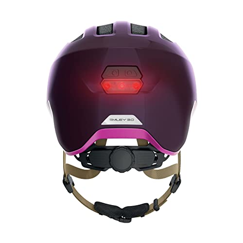 Abus Casco per Bambini Smiley 3.0 ACE LED Casco da...