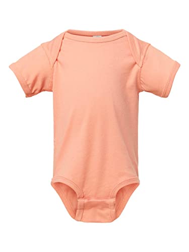 Infant Fine Jersey Bodysuit-SUNSET-6MOS