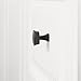 Amazon Basics Rounded Square Cabinet Knob, 1.26-inch Diameter, Flat Black, 10-Pack