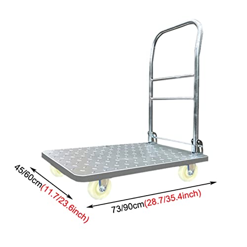 Carretilla plegable resistente de acero 90x60 cm miniatura 7