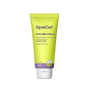 DevaCurl Styling Cream Touchable Moisturizing Definer | Enhances Curl Body and Shape | Non-Flaking | Non-Stiff | Non-Crunchy | All Curly Types