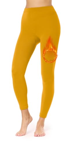 Merry Style Thermo Leggings Damen Gefütterte Thermoleggings Thermohose...
