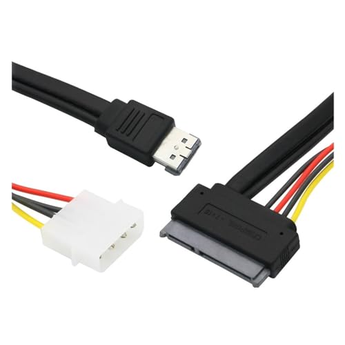 Cable adaptador Power Over eSATA a SATA 50 cm miniatura 2