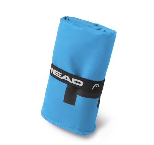 HEAD Active - Asciugamano Microfibra con Elastico, Asciugamano Palestra Leggero Rapida Asciugatura,...