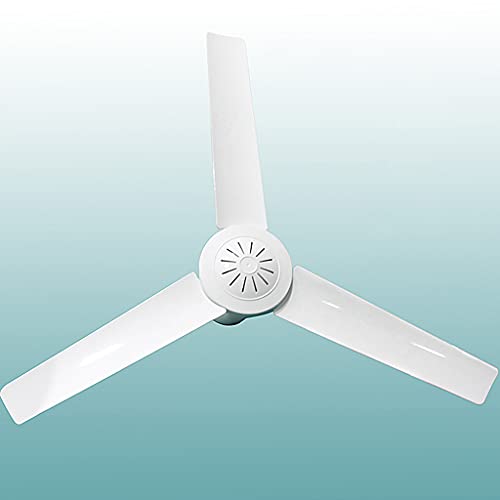 QHW Grand Ventilateur de Plafond DC 12v, Ventilateur Solaire de 41,3 Pouces, Ventilateur de Plafond Suspendu pour Atelier de dortoir Cover