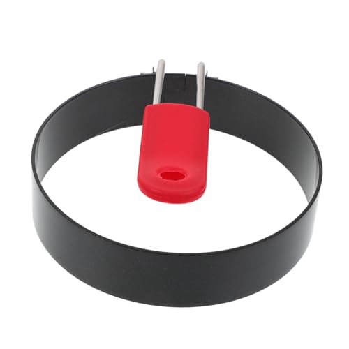 MUCKLILY 2pcs Stainless Steel Frying Non-stick Molds with Silicone Handle for Cooking Your Kitchen