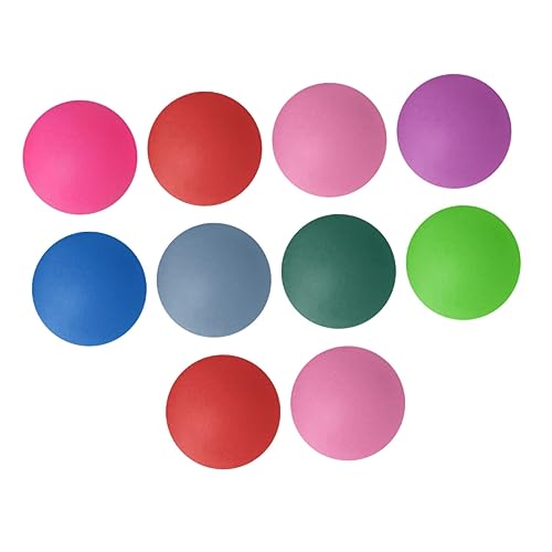 KOMBIUDA 10 Pack Raffle Balls Table Tennis Size Ideal for Home Parties Annual Meetings Random Color