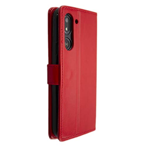 caseroxx Bookstyle-Case for Doro 8050/8050 Plus, Cover, faux leather, red, Card Slots & Magnetic Closure - Image 4