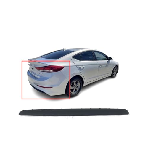 Image of FitParts Compatible with Hyundai Elantra 2017-2018 Rear Lower Bumper Cover