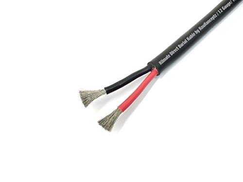 KnuKonceptz Direct Burial Outdoor Tinned Copper Speaker Wire (10 Gauge - 250 Feet)