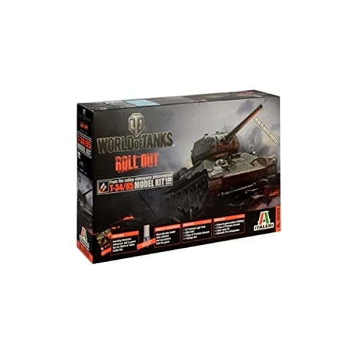 Maquette Italeri 37509 World of Tanks T-34/85 1/35 pour collectionneur