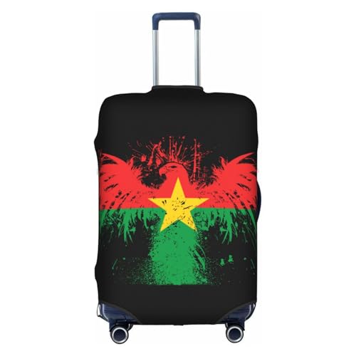 Travel Luggage Cover Burkina Faso Flag Fashion Washable Baggage Suitcase Protector Fit For Luggage X-Large