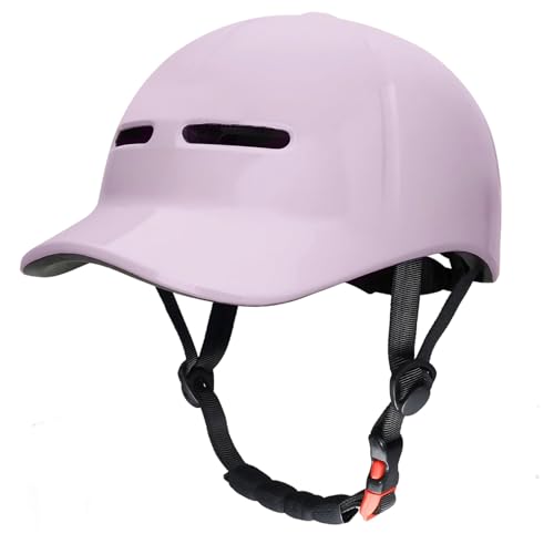 yeeplant Casco para adultos, talla M, 54-57 cm, ligero, luz trasera recargable tipo C, carcasa de policarbonato resistente a los impactos, 4 rejillas de ventilación, para ciclismo y patinaje