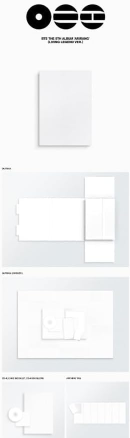B.T.S ARIRANG - CD + libro de fotos + papel de letras + 7 tarjetas fotográficas + póster