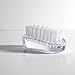 Trim Contour Nail Brush, Ergonomic Handheld Scrub Brush for Nails & Cuticles, Durable Nylon Bristles for Deep Cleaning, Gentle Exfoliation & Manicure Prep, Clear Plastic Handle, 1 Count
