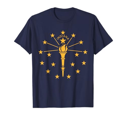 State Flag of Indiana Camiseta