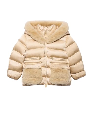 Abel & Lula Satin coat for Girls Almond