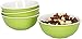 Produktbild Ritzenhoff & Breker 4er Geschirrset Schale Doppio in Grün aus Porzellan mit 11 cm Ø und 4,5 cm Höhe I Bunte Schälchen für diverse Snacks und Antipasti I Spülmaschinenfest