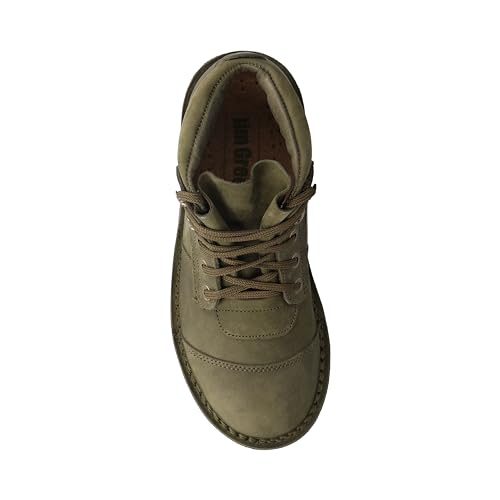 Image of JIM GREEN Men's African Ranger Boots Lace-Up Water Resistant Full Grain Leather Work or Hiking Boot