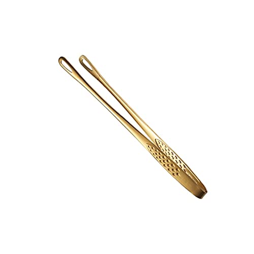 Pinza da Cucina Pinza per Alimenti in Acciaio Inossidabile Cucina Multifunzione Barbecue Insalata Pane tostato Pinza da Cucina Pinza da Portata (9 Pollici)