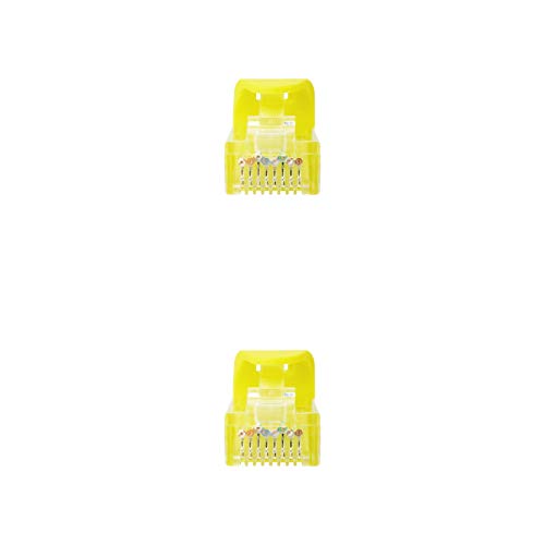 Cable de red RJ45 LSZH CAT.6A UTP 25 cm amarillo miniatura 3