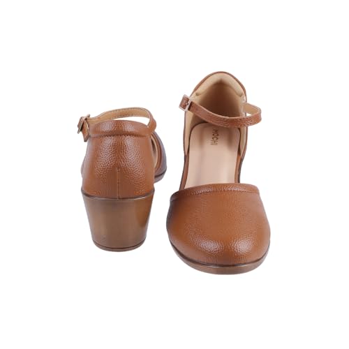 Image of Mochi Women Block Heel D'orsay Sandal
