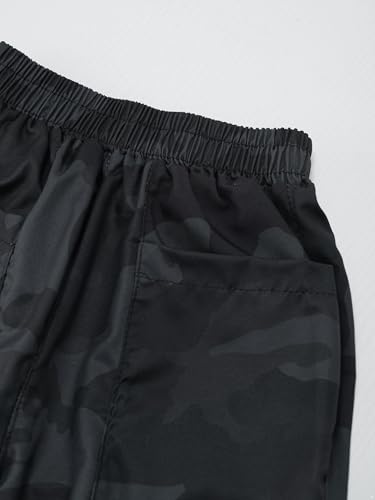 Big Boys' Elastic Waist Outdoor Sweatpants Pull-On Cargo Jogger Pants Casual Jogging Trousers4