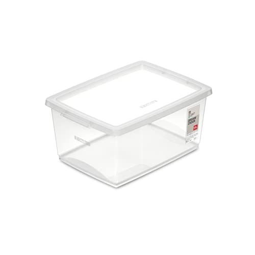 Ordene - Caixa Organizadora Plástica de 7,5 Litros com Tampa, Cor...