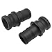 EATAKWARD 2Pcs Camlock Fittings Poly Plastic E-200 2 Inch Camlock Coupling Kit, Polypropylene External Camlock with External Threads, Suitable for Industrial Chemical Pipelines