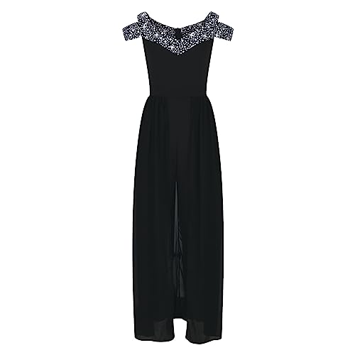 HGps8w Womens V Neck Jumpsuit Elegant Sleeveless Split Front Tunic Shirt Dressy Pant Suits 2 Piece Formal Dress Set3