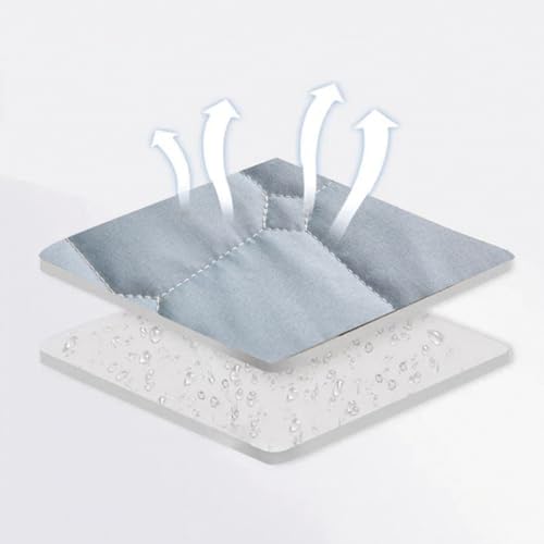 Protège-matelas imperméable King Size 200x220 contre les taches liquides et acariens